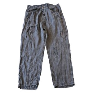 Magnolia Pearl Grey Linen Miner Pants